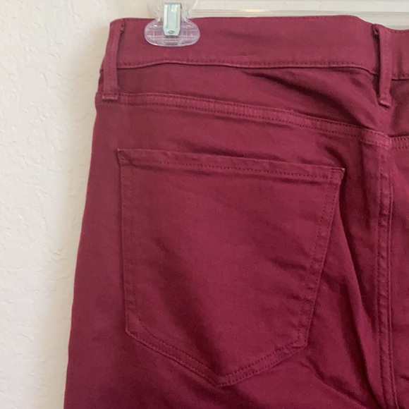 NWOT Maroon mid rise cropped leggin - never worn - Picture 4 of 6